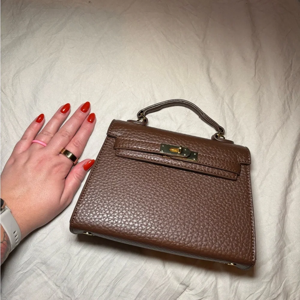 Mini Kelly Faux Leather Bag - Picture 3 of 5